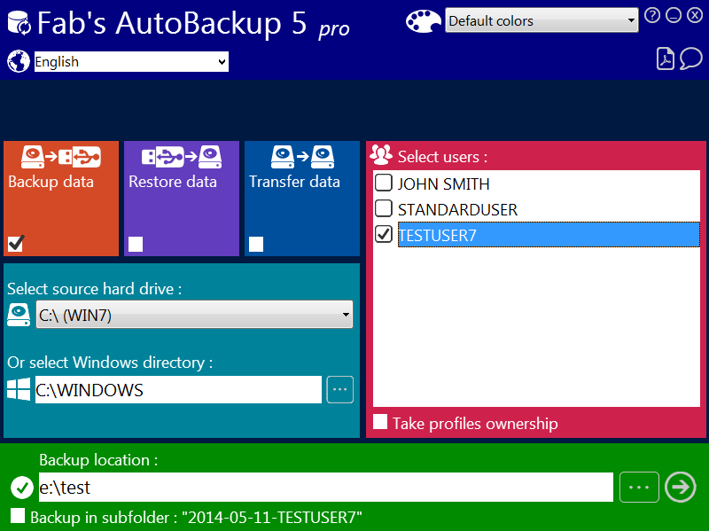 Fab’s AutoBackup Pro Crack 7.9.2 Build 5529 Latest Version