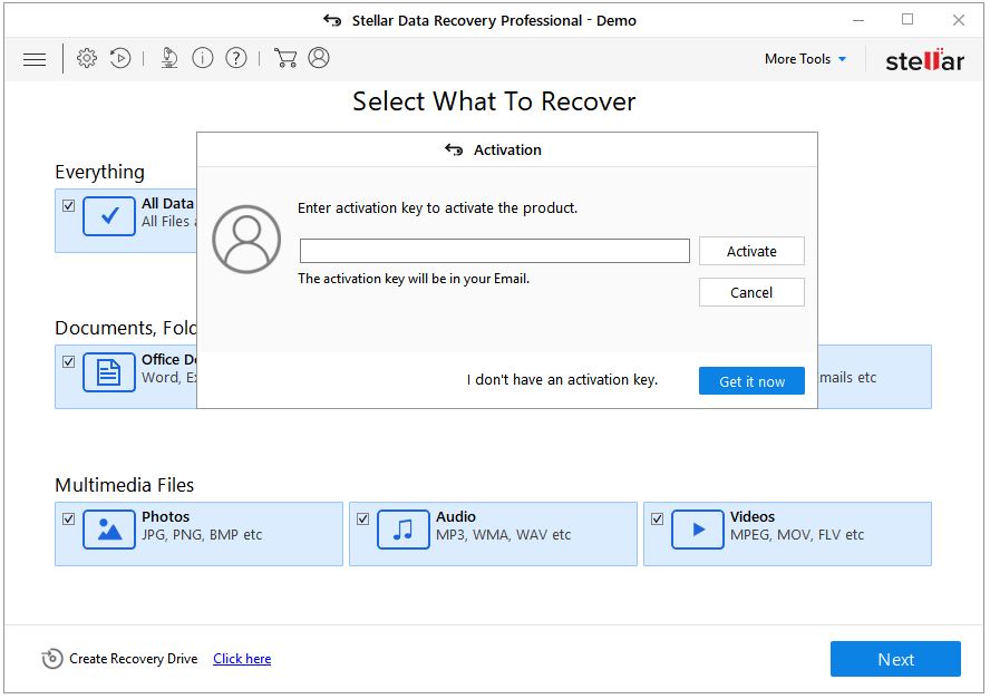 Stellar Data Recovery 11.5.0.1 Crack + Activation Key Free Download